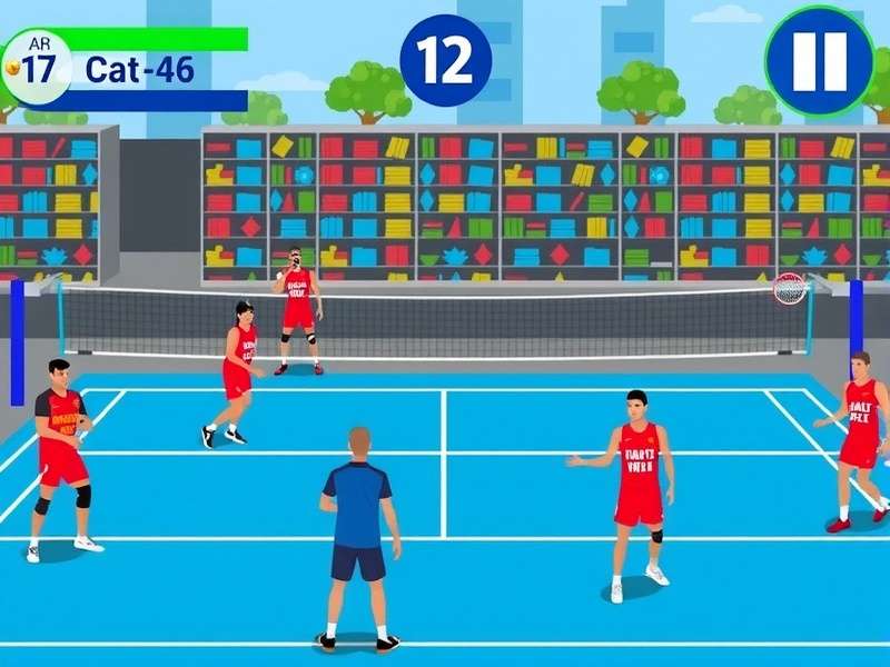 All Star Indian Volley Gameplay Screenshot